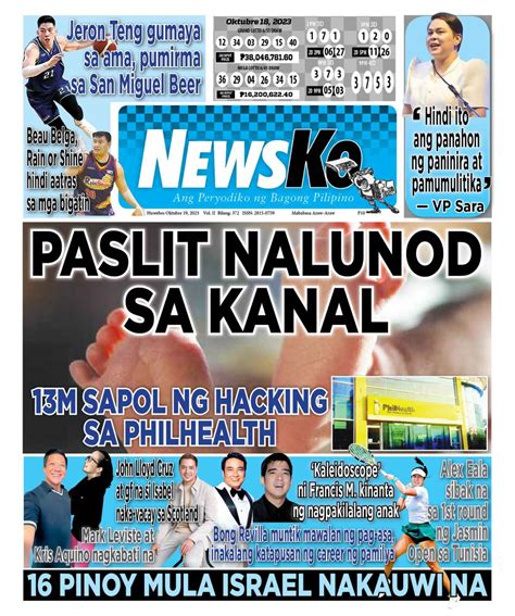 star ngayon kutob|Oktubre 19, 2023 .